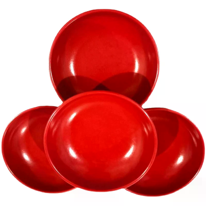3Pcs Red And Black Round Melam - Sauce Dipping Cup recension och pris