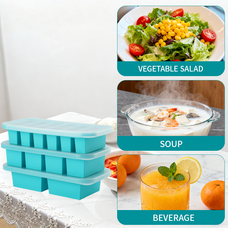 2 or 3-piece Silicone Freezer  - Meal Prep Template recension och pris
