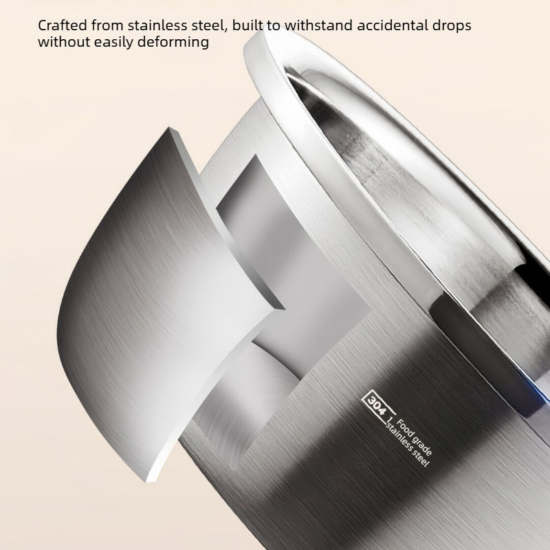 304 Stainless Steel Mixing Bow - Meal Prep With Rice recension och pris