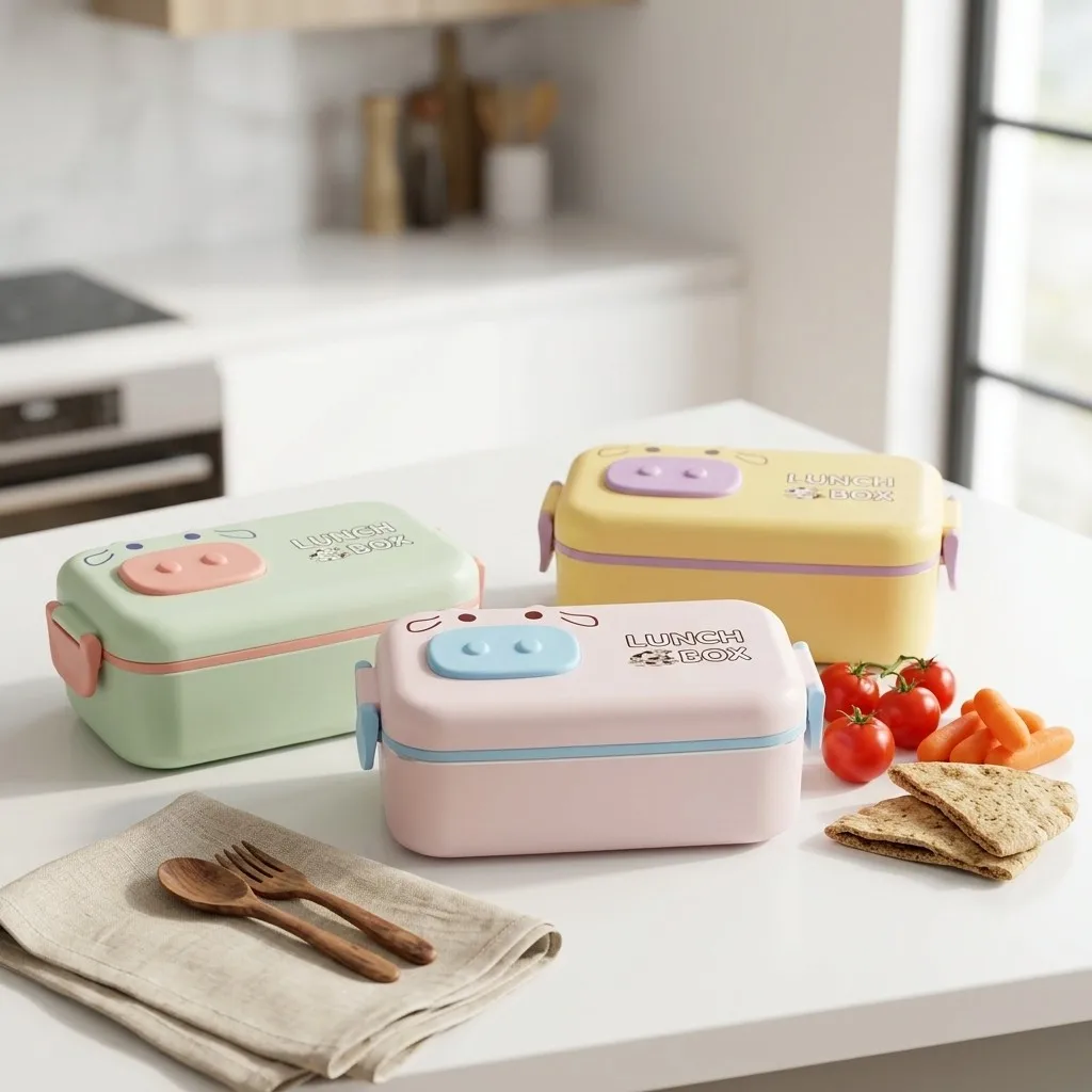 Microwavable Plastic Bento Box - Meal Prep Or Prep Meal recension och pris
