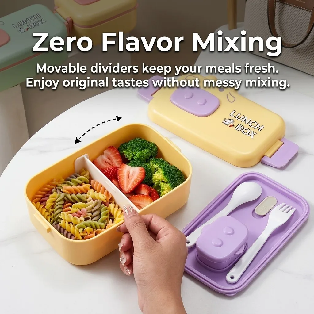Microwavable Plastic Bento Box - Meal Prep Or Prep Meal recension och pris