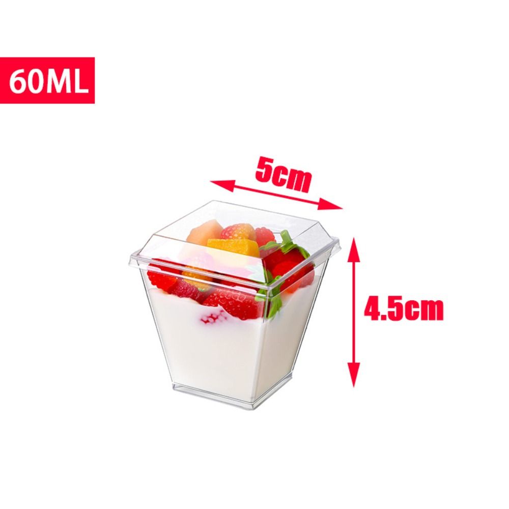 10Pcs Yogurt Cup Disposable Mo - Sauce Dipping Cup recension och pris